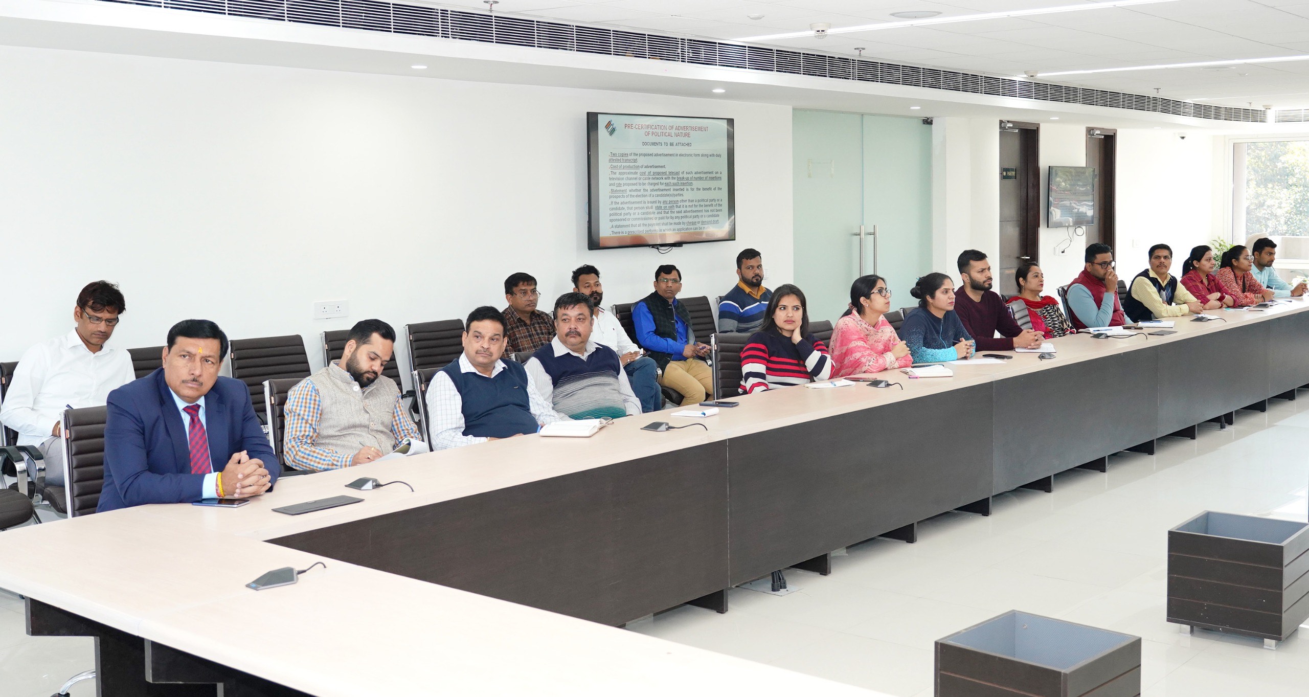 Training Programme for Media Certification & Monitoring Committee Chandigarh